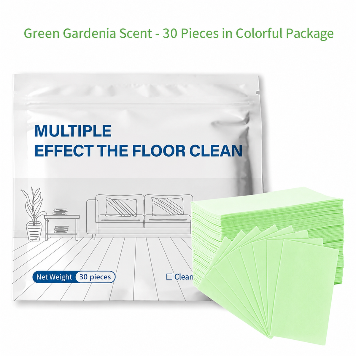 30-Pieces Multi-Effect Floor Cleaning Sheets