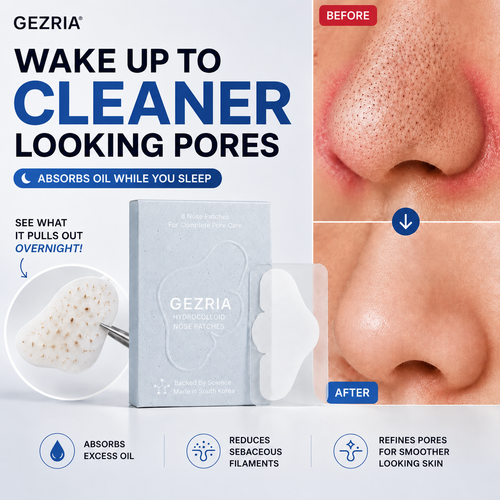 🧄🌿GEZRIA®Choose Your BundleDeep-Clean Nose Strips – Removes Blackheads & Tightens Pores