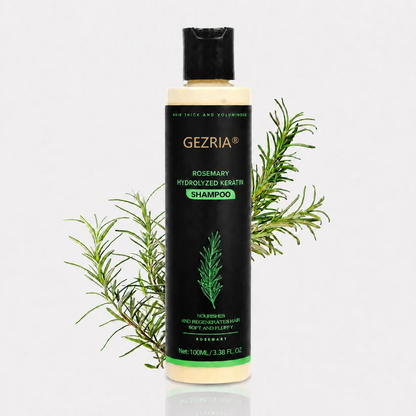 🏆🌿LAST DAY 50% OFF——GEZRIA® Official -Size Rosemary Keratin Scalp Shampoo| Full-size scalp care for thicker-looking, stronger-feeling hair