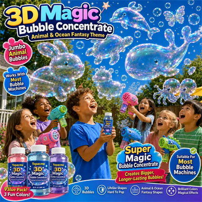 AQA® Super 3D Magic Bubble Concentrate —— Animal & Ocean Fantasy Theme