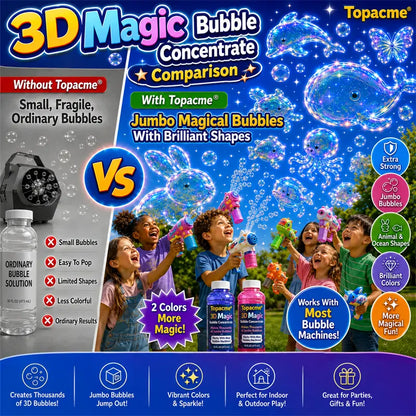 AQA® Super 3D Magic Bubble Concentrate —— Animal & Ocean Fantasy Theme