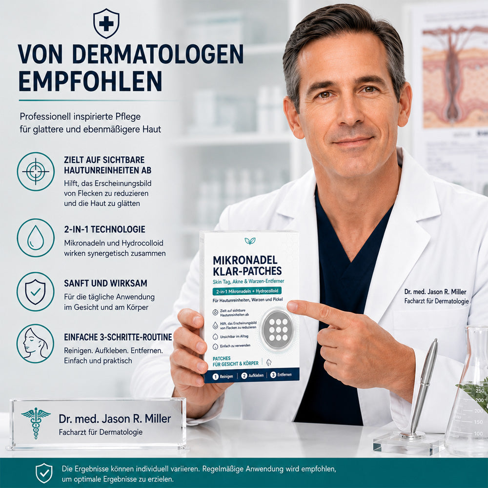 🩵Effektive botanische Mikronadel-Pflaster zur Entfernung von Hautanhängseln
