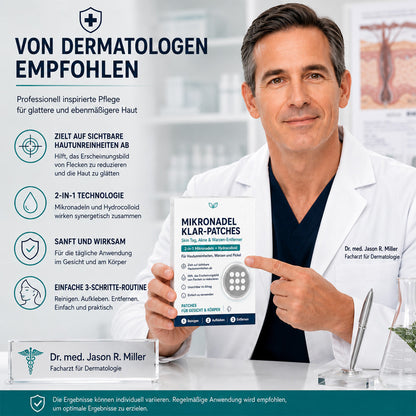 🩵Effektive botanische Mikronadel-Pflaster zur Entfernung von Hautanhängseln