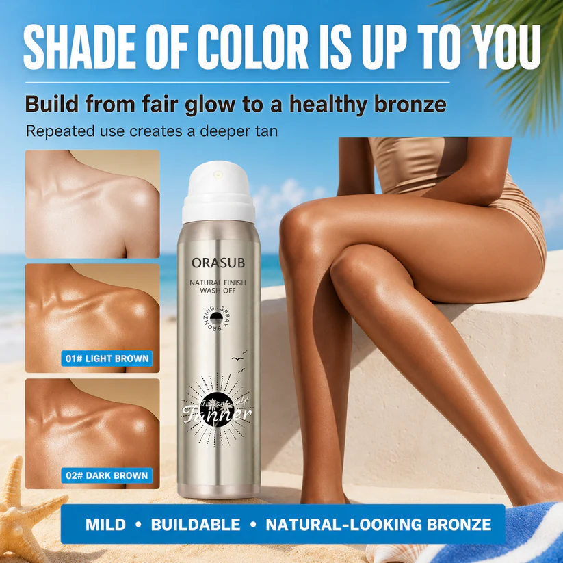 ☀️50% OFF TODAY✨ Natural Self-Tanning Mist for Face & Body