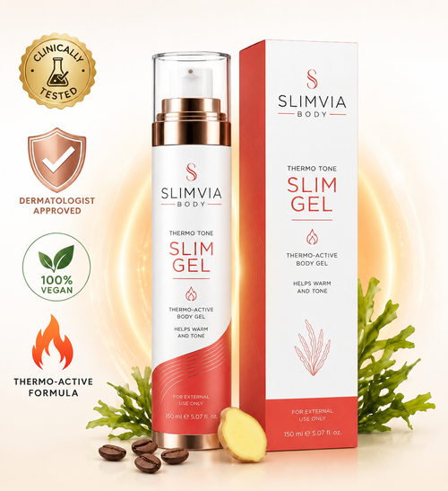 Slimvia Thermo Tone Slim Gel – Warming Body Sculpting Gel for Firming & Toning Skin