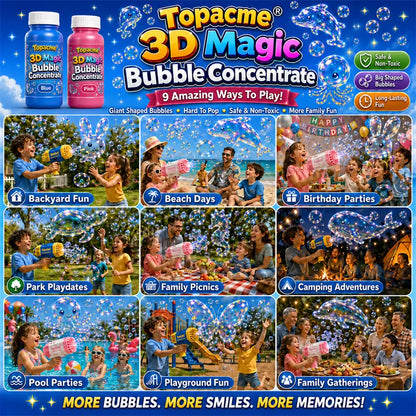 AQA® Super 3D Magic Bubble Concentrate —— Animal & Ocean Fantasy Theme