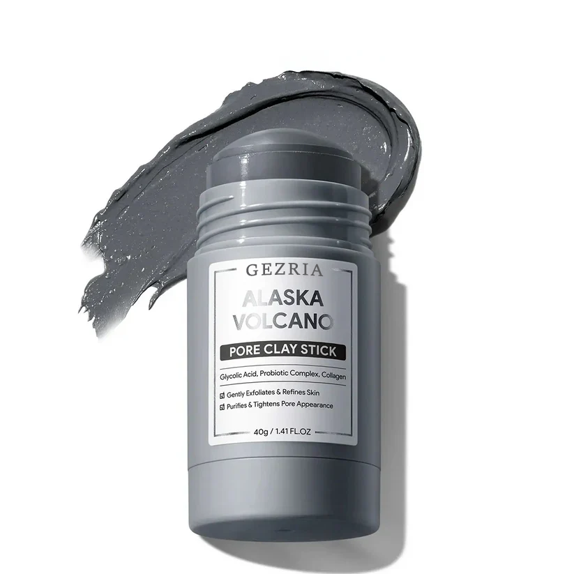 🔥 Last day! 60% GEZRIA Alaska Volcano Pore Clay Stick Cleansing Blackhead Remover Face Mask Stick