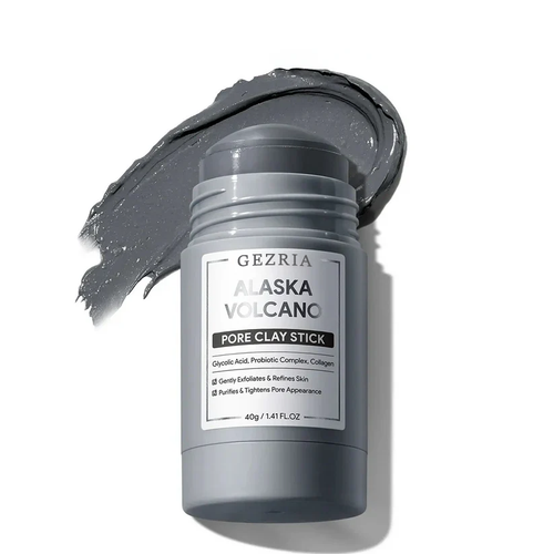 🔥 Last day! 60% GEZRIA Alaska Volcano Pore Clay Stick Cleansing Blackhead Remover Face Mask Stick