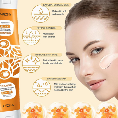 Orange Enzyme Exfoliating Gel Face & Body Deep Cleanse